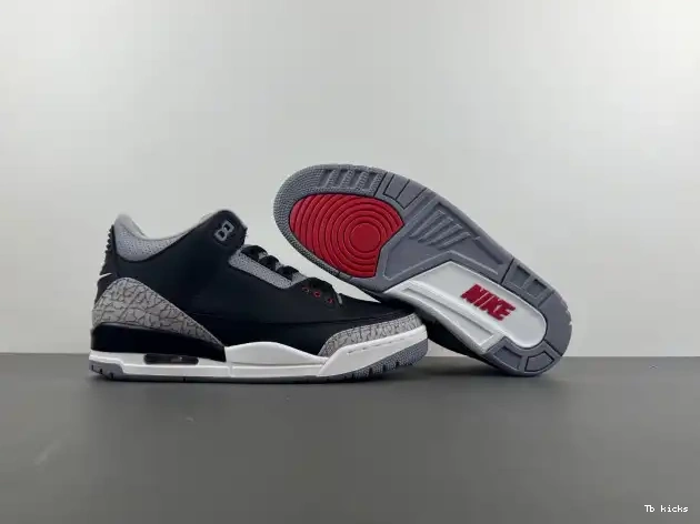 Reps TBK Jordan Cement Black 3 Air DN3707-010 0427